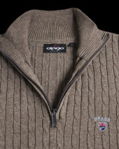 25 CARSADE PULL COL ZIP OTAGO MARRON
