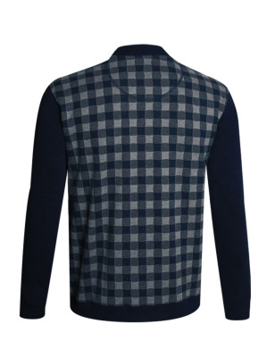 dos du Gilet zip Dambuen Otago rugby marine pour homme