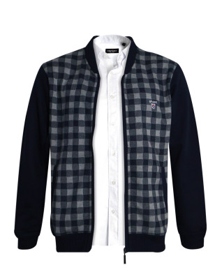 25 DAMBUEN GILET ZIP OTAGO BLEU MARINE
