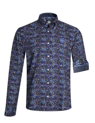 286 CHEMISE ML OTAGO BLEU MARINE