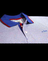 26 LILUNA POLO MC OTAGO BLEU ROUGE