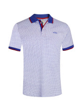 26 LILUNA POLO MC OTAGO BLEU ROUGE