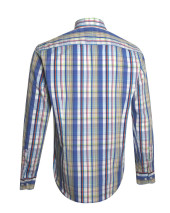 288 CHEMISE ML OTAGO CARREAUX BLEU