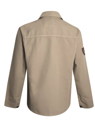 dos de la Veste Toile Boutonnée Otago Rugby beige pour Homme