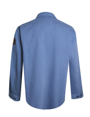 dos de la Veste Toile Boutonnée Ohio Otago Rugby indigo marine pour Homme