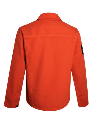 dos de la Veste Toile Boutonnée Otago Rugby orange pour Homme
