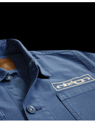 col de la Veste Toile Boutonnée Otago Rugby dark blue pour Homme