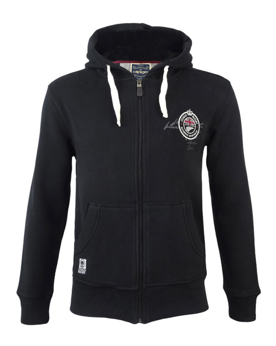 KINGDOM SWEAT ZIP CAP NOIR