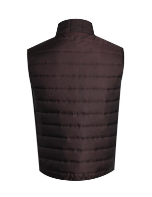 Doudoune sans manche TIKIJET marron pour Homme